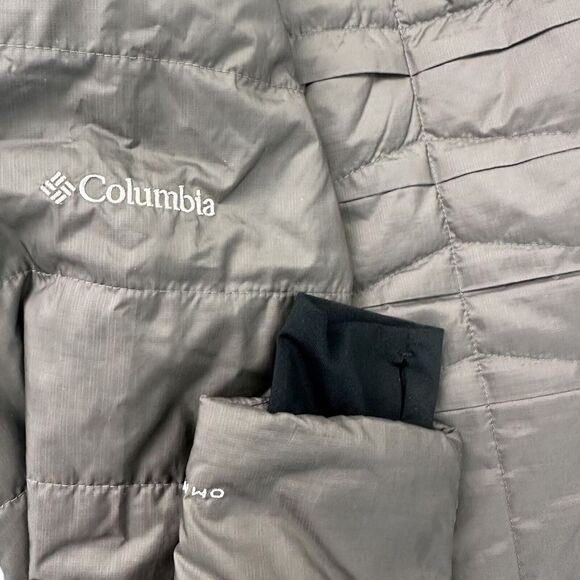 COLUMBIA Omni Heat Women's Light Weight Packable Brown Puffer Jacket Size XS - Picture 7 of 7
